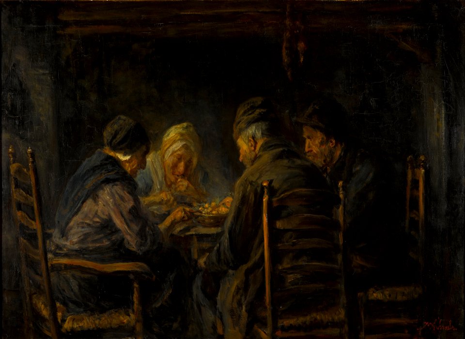 Jozef Israëls - Potato eaters - Google Art Project