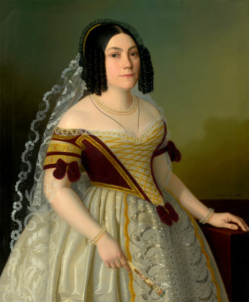 Jozef Božetech Klemens - Portrait of Piroška Radvanská - O 228 - Slovak National Gallery
