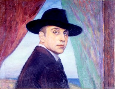 José Pinazo Martínez - Portrait of the Artist - A160 - Hispanic Society of America
