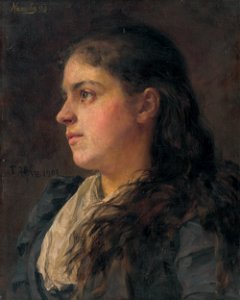 Jozef Hanula - Portrait of a Woman - O 2465 - Slovak National Gallery