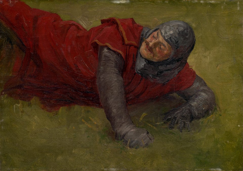 Jozef Hanula - Study of a Wounded Soldier - O 1152 - Slovak National Gallery