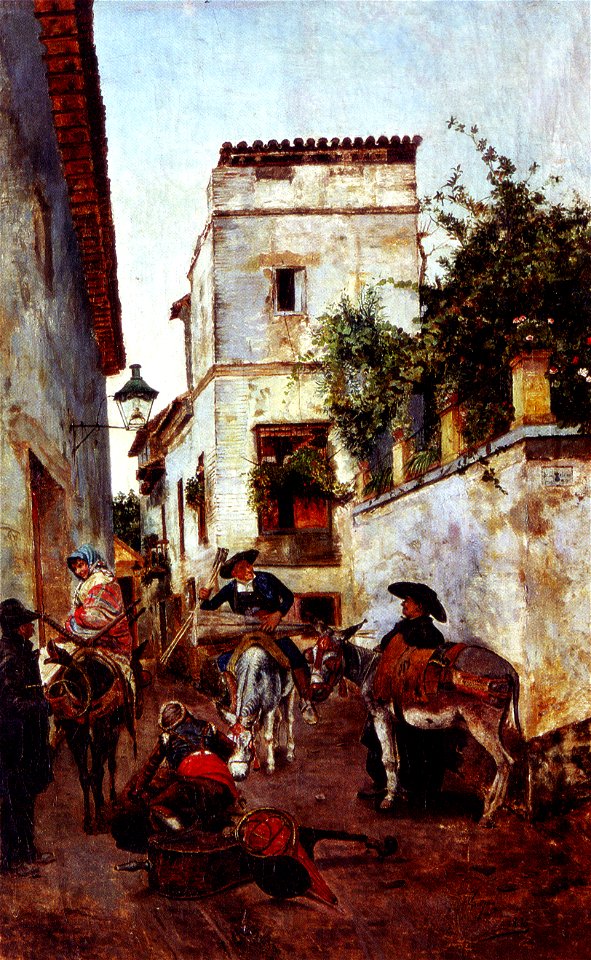 Juan Bautista Guzmán Preparativos para la fiesta