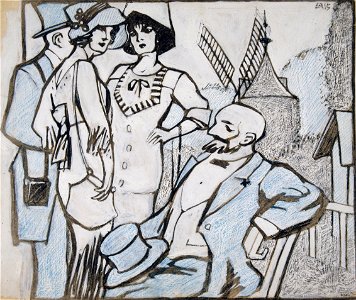 Juan Gris - Aux courses des Longchamps - Google Art Project