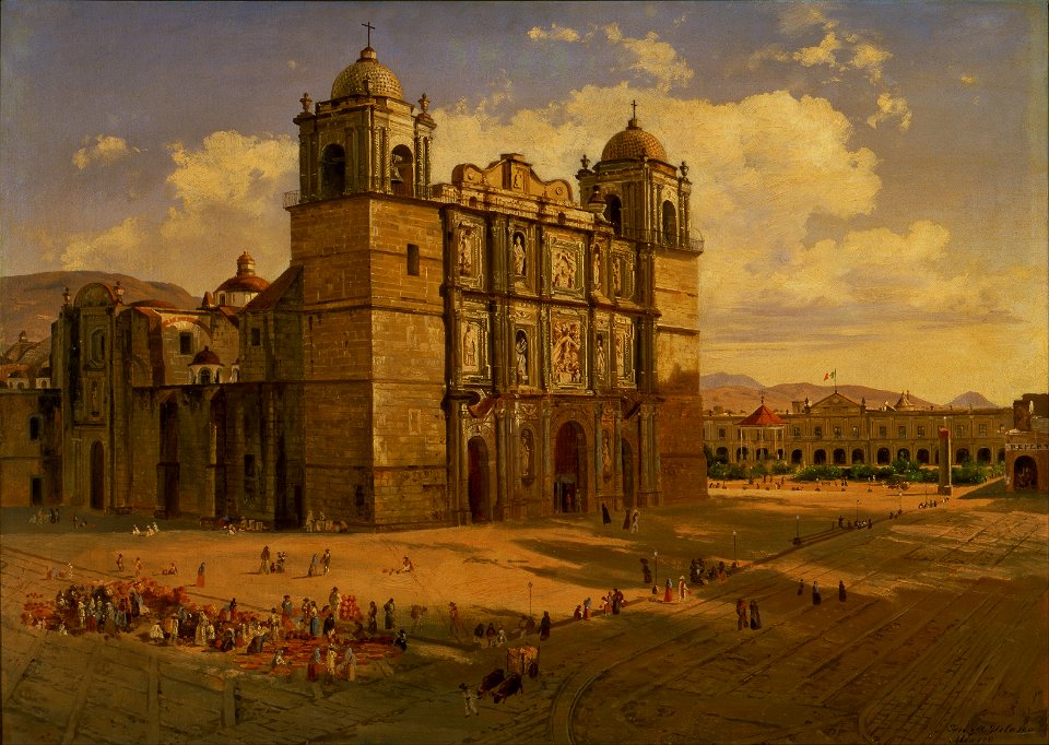 José María Velasco - Oaxaca Cathedral - Google Art Project