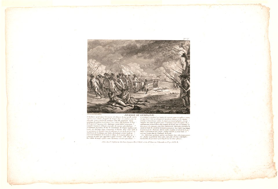 Journée de Lexington - dessiné et gravé par F. Godefroy de l'Academie Imple. et Rle. de Vienne etc. LCCN2017658508
