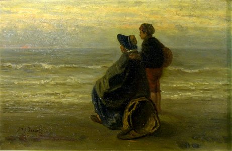 Jozef Israëls - Mother and Child on a Seashore - 1974.231 - Art Institute of Chicago