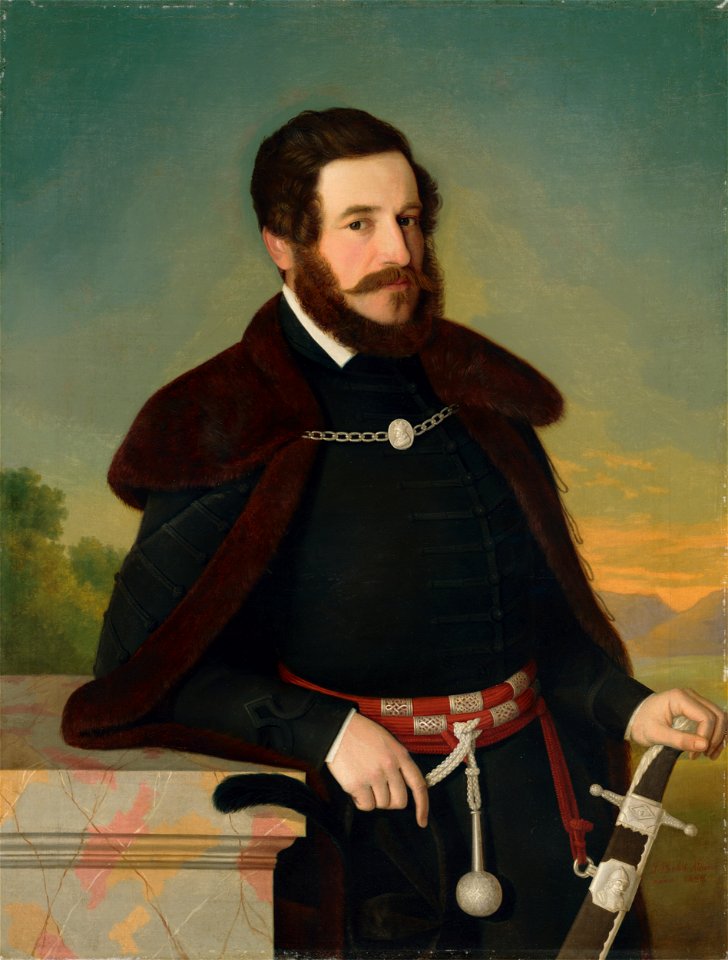 Jozef Božetech Klemens - Portrait of E. Szmrecsányi - O 6534 - Slovak National Gallery