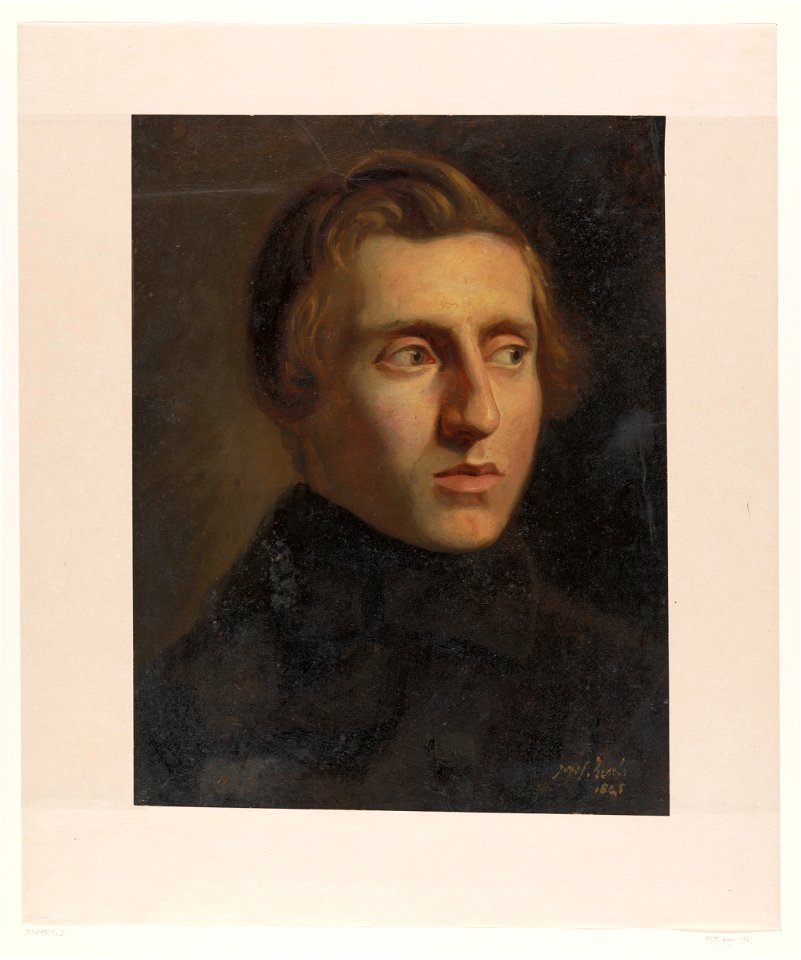 Jozef Israëls - Portret van een jonge man - RP-T-1949-586 - Rijksmuseum