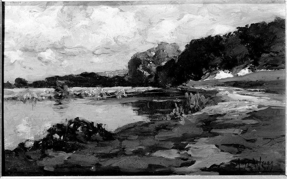 José Weiss - Banks of a River - 23.468 - Museum of Fine Arts