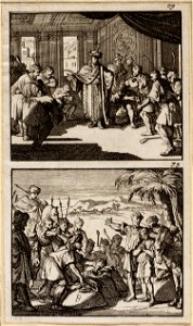 Jozef ontvangt zijn broers, Jozefs beker gevonden in de graanzak van Benjamin, objectnr A 48132