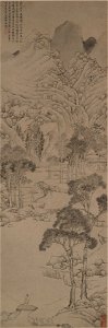 Landscape in the style of Wen Zhengming, Ju Jie, 1568