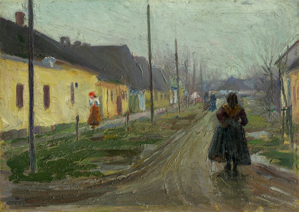 Jozef Theodor Mousson - Na dedine - O 1032 - East Slovak Gallery