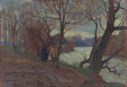 Jozef Theodor Mousson - Rieka pri Michalovciach - O 5574 - Slovak National Gallery