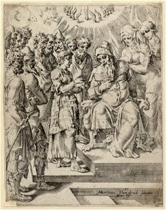 Jozef vertelt zijn dromen aan zijn Vader (Genesis 375-10), NL-HlmNHA 1477 53008570