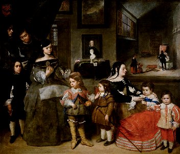 Juan Bautista Martinez del Mazo, , Kunsthistorisches Museum Wien, Gemäldegalerie - Familie des Künstlers - GG 320 - Kunsthistorisches Museum
