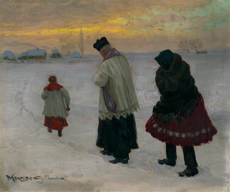 Jozef Theodor Mousson - K poslednému pomazaniu - O 1031 - East Slovak Gallery