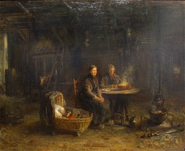 Jozef Israels Boerenmaaltijd in Delden