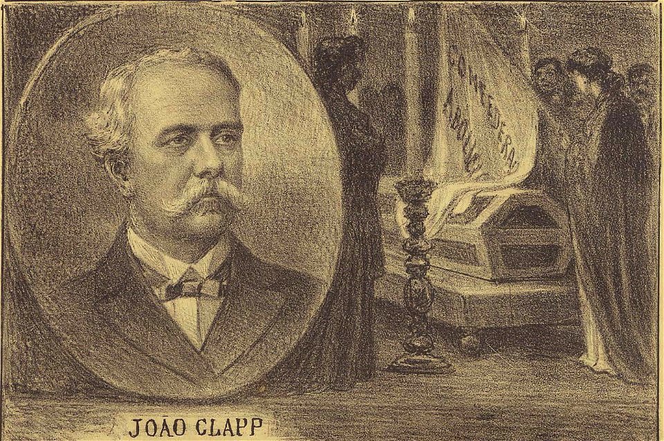 João Clapp, presidente da Confederação Abolicionista. Fallecido em 11 de Dezembro de 1902, em Petropolis