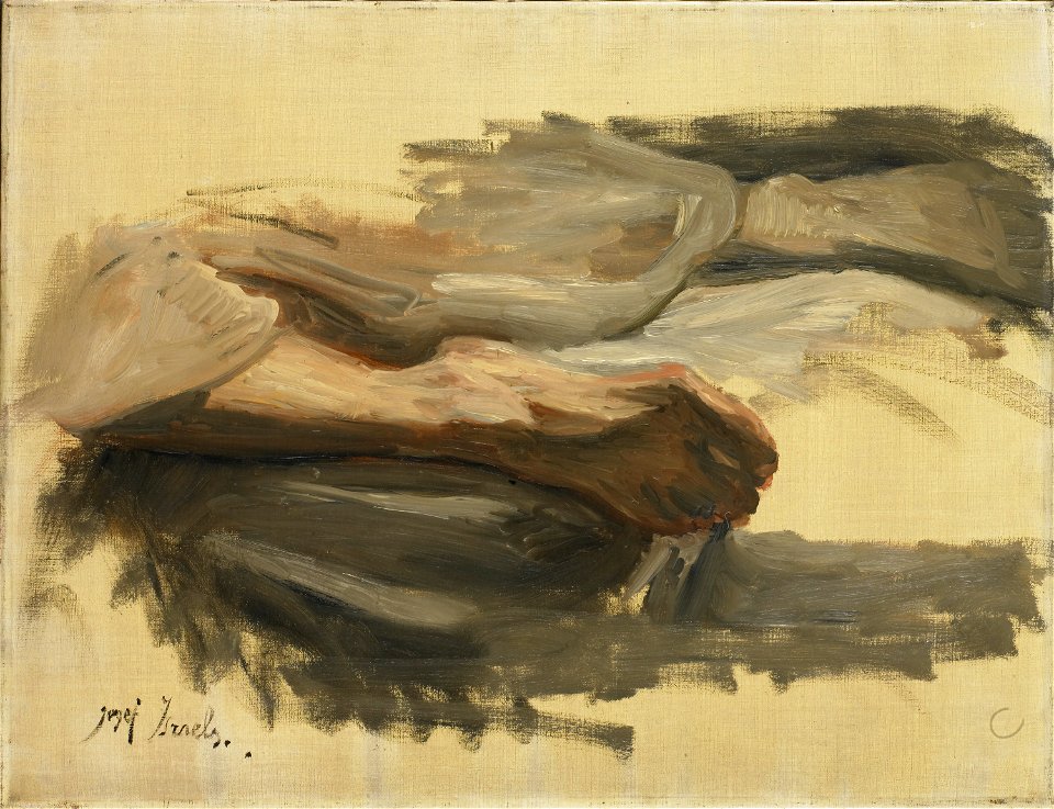 Jozef Israëls - De benen van Saul