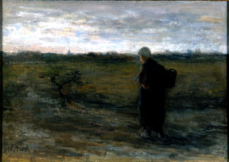 Jozef Israëls - Mujer en el campo