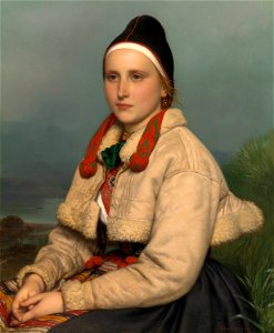 Jozef H.F. van Lerius - Meisje uit Dalarne - SA 281 - Amsterdam Museum