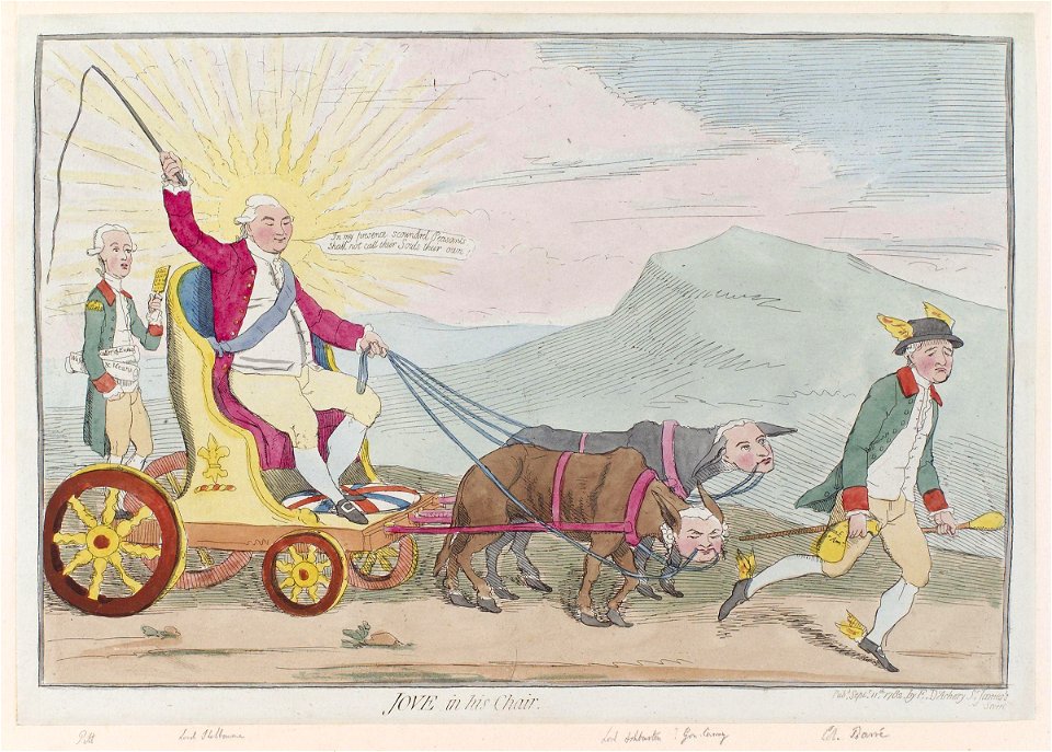 Jove in his chair by Elizabeth d'Achery