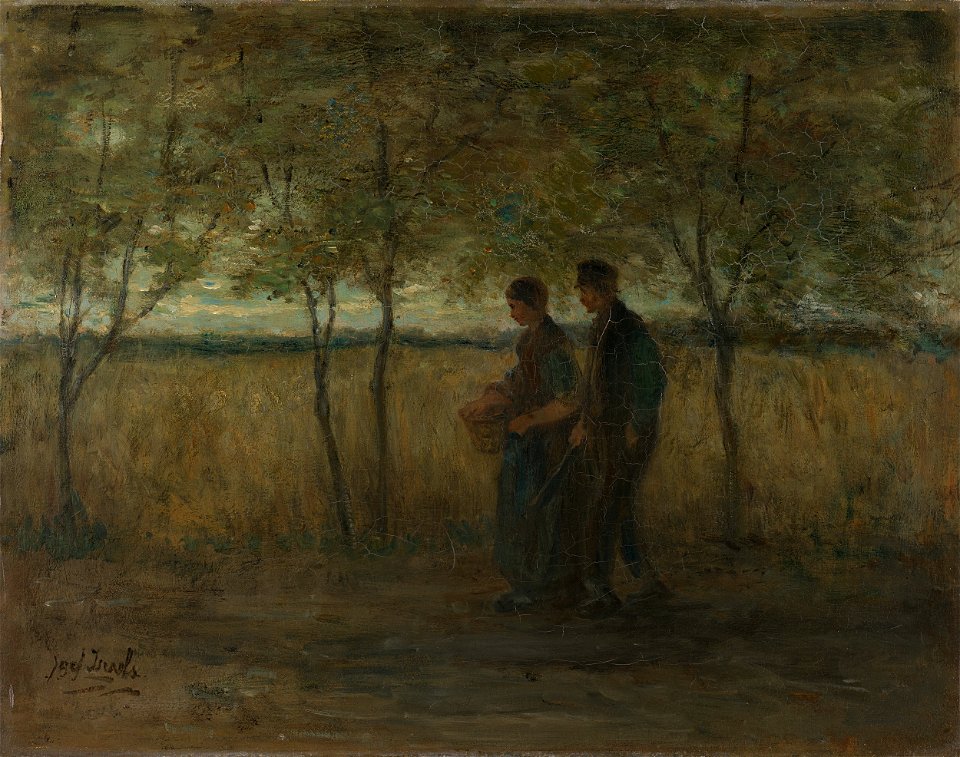 Jozef Israëls - 'Huiswaartskeren'