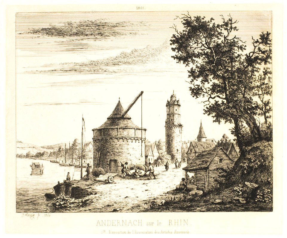 Jozef Linnig - Andernach on the Rhine