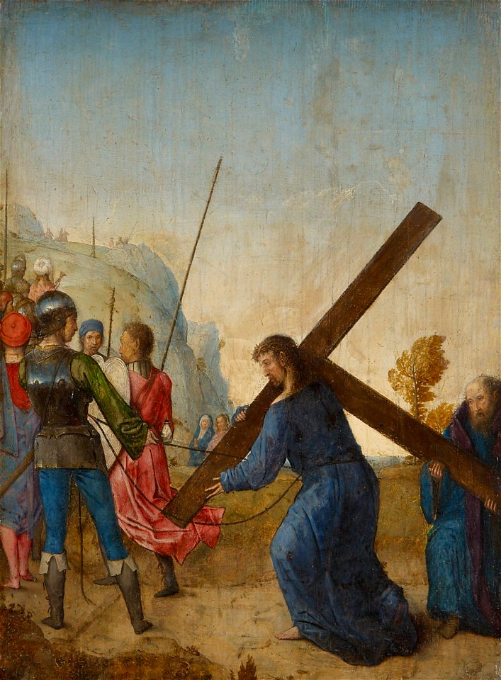 Juan de Flandes, , Kunsthistorisches Museum Wien, Gemäldegalerie - Kreuztragung Christi - GG 6269 - Kunsthistorisches Museum