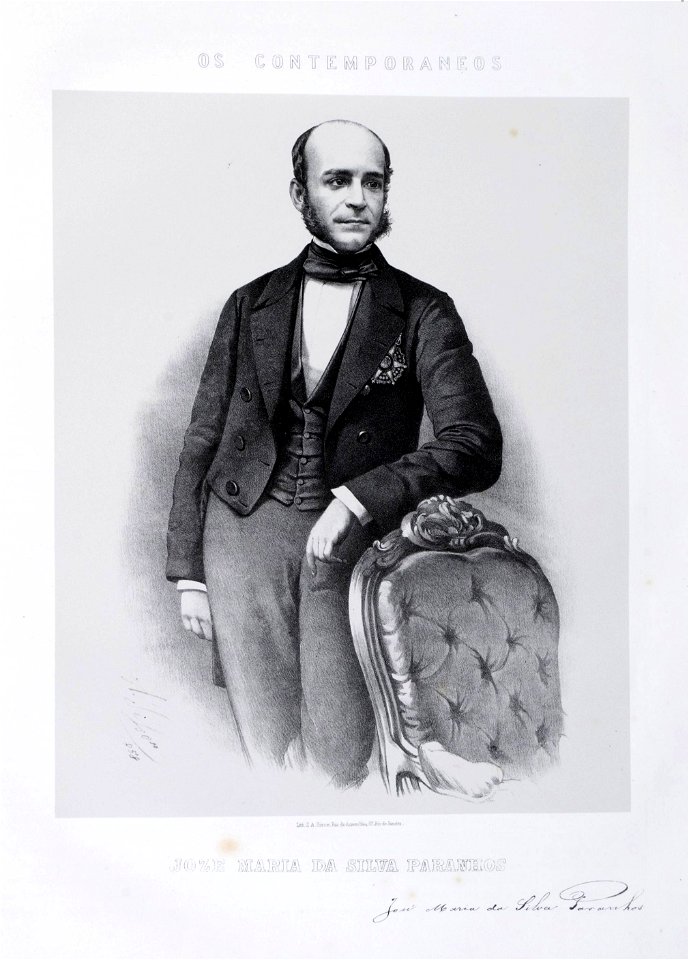Joze Maria da Silva Paranhos - Litografia