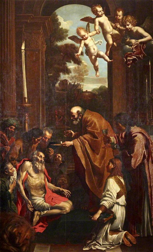 Juan Antonio Ribera y Fernández (1779-1860) - The Last Communion of Saint Jerome (after Domenichino) - 851767 - National Trust