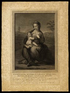 João Caetano Rivara - À Sereníssima Senhora D. Carlota Joaquina Princesa do Brasil (Virgem com o Menino)