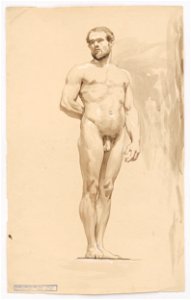 Jozef Hanula - Štúdia stojaceho muža - M 296 - Gallery of Spiš Artists