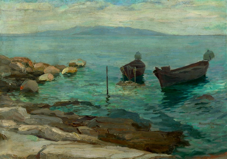 Jozef Theodor Mousson - Na pobreží - O 2843 - East Slovak Gallery
