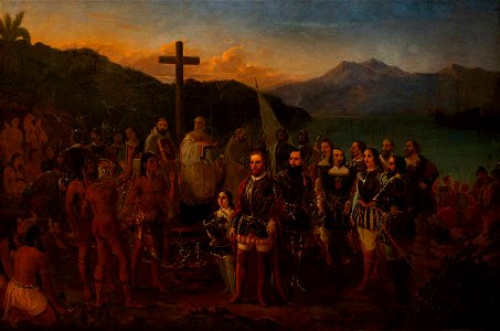Juan Bautista Leclerc - La primera misa en América, 1846