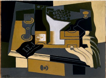 Juan Gris - Le moulin à café - Google Art Project. Free illustration for personal and commercial use.