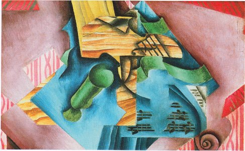 Juan Gris - Violine und Glas - 1913