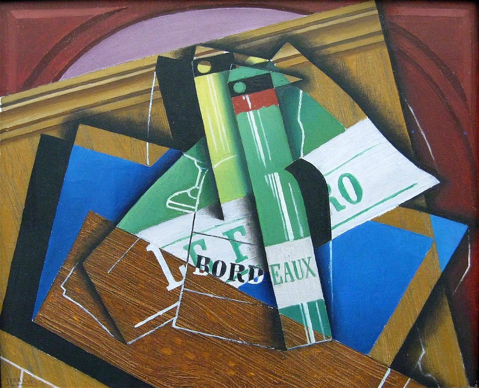 Juan Gris Die Bordeauxflasche 1915-1