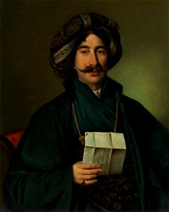 Jožef Tominc - Man in Ottoman dress - Google Art Project