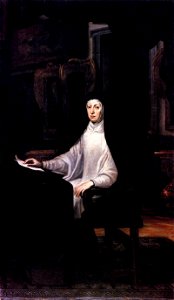 Juan Carreño de Miranda - Portrait of Queen Mariana de Austria - WGA04484