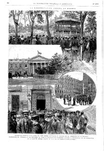 Juan Comba Manifestación obrera en Madrid 1890
