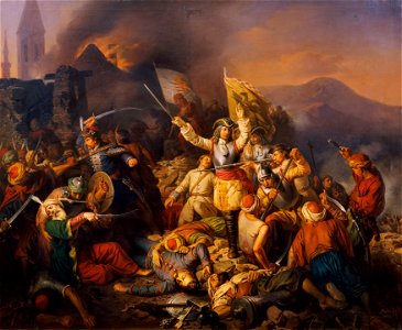 Jozsef Molnár - Die Rückeroberung Ofens aus der Hand der Türken im Jahr 1686 - 7860 - Kunsthistorisches Museum