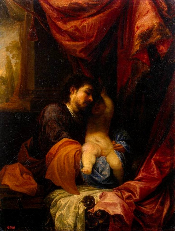 Juan Antonio Frias y Escalante - St Joseph and the Infant Christ - WGA07540