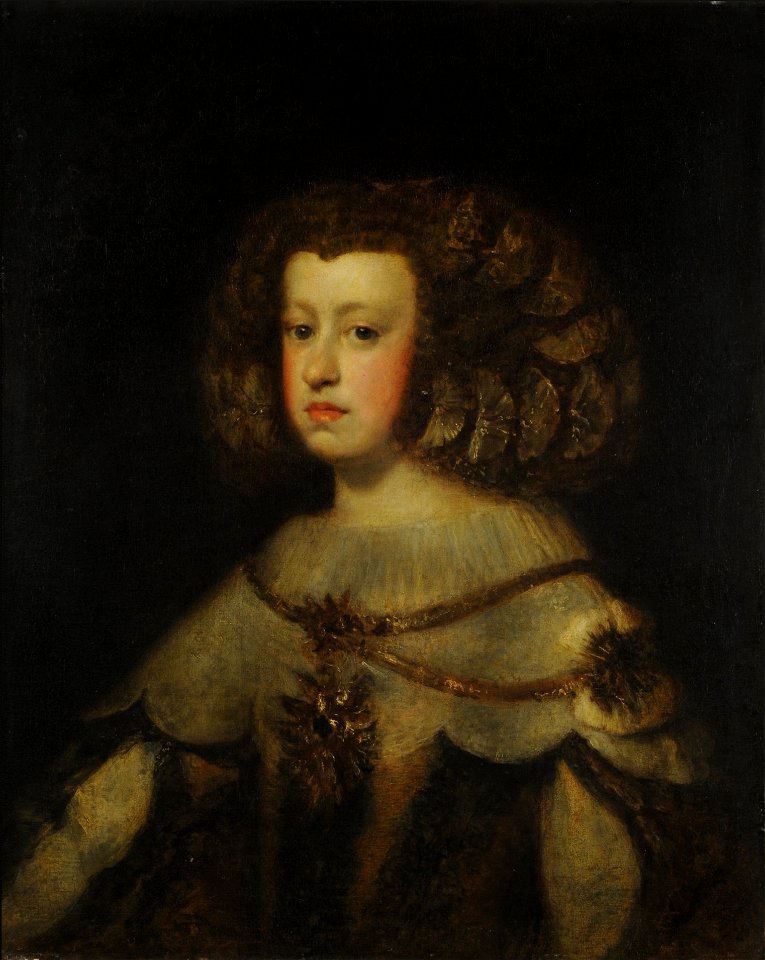 Juan Bautista Martínez del Mazo - Retrato de la Infanta María Teresa