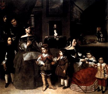 Juan Bautista Martínez del Mazo - The Artist's Family - WGA14703