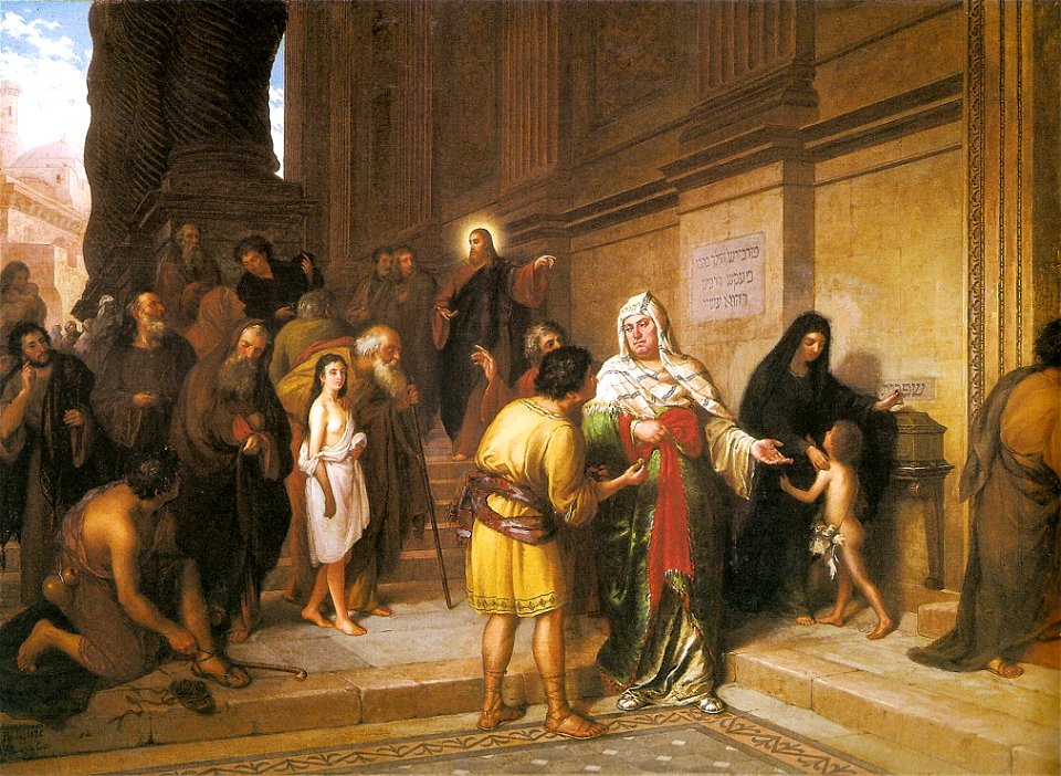 João Zeferino da Costa - O óbolo da viúva, 1876