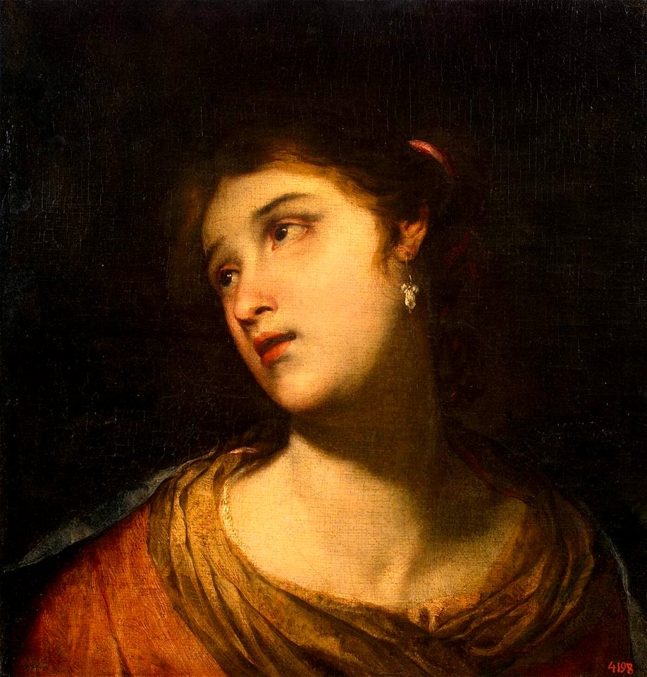 Juan de Valdés Leal , Head of a Woman 01