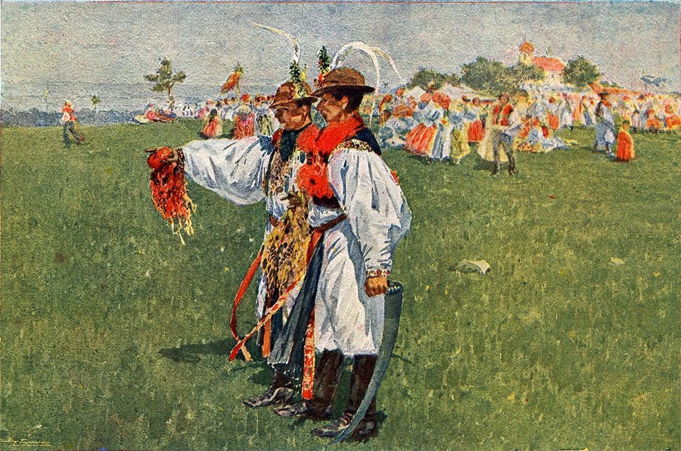 Joža Uprka - Šohajové z Uherského Ostroha (Předměstí)