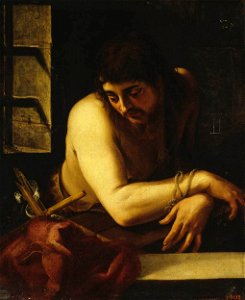 Juan Fernández de Navarrete - St John the Baptist in the Prison - WGA16467. Free illustration for personal and commercial use.