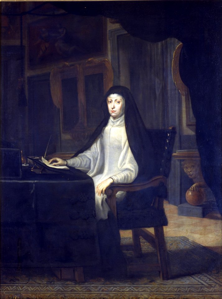 Juan Carreño de Miranda - Retrato de doña Mariana de Austria - Google Art Project